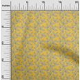 thumbnail image 1 of oneOone Silk Tabby Fabric Leaves Block Fabric Prints By Yard 42 Inch Wide, 1 of 4