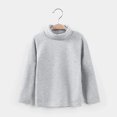 thumbnail image 1 of LNGOOR Nouveau 2021 Automne Hiver Garçons Filles Mode T-shirt Uni Manches Longues Col Rond Chaud Décontracté, 1 of 7