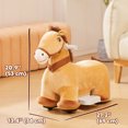 thumbnail image 3 of Qaba 6V Electric Ride on Horse with Music, Forward, 3 of 10