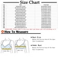 thumbnail image 2 of Womens Front Closure Bras Seamless Bra Feature V-Neck Soft Bra Style W-274 Pinks 75C, 2 of 3
