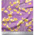 thumbnail image 1 of Soimoi Poly Georgette Fabric Buttercup Floral Decor Fabric Printed Yard 42 Inch Wide, 1 of 1