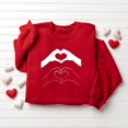 thumbnail image 1 of TIMIFIS Chandails Rouges de la Saint-Valentin pour Femmes Col Rond Manches Longues Chandail Ample Décontracté Tenues Printemps Automne Chandail Cœur Chemises - Printemps/été, 1 of 4