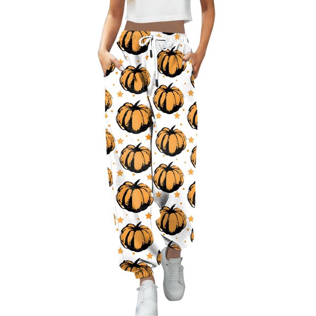 EIMELI Nouveau Pantalon Décontracté Mode Impression 3D pour Femmes, Jambe, Cordon de Serrage, Taille Haute, Pantalon Décontracté
