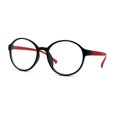thumbnail image 1 of Child Size Round Thin Plastic 100% Blue Light Flitering Computer Glasses Black Red, 1 of 1