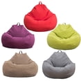 thumbnail image 2 of Grand Fauteuil Poire, Housse Extérieure Ultra Douce Style Simple Sans Remplissage Interne en Tissu Convenant au Salon, 2 of 7