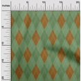 thumbnail image 2 of oneOone Rayon Rust Brown Fabric Argyle Sewing Craft Projects Fabric Prints By Yard 56 Inch Wide, 2 of 4