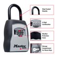 thumbnail image 3 of Master Lock Key Lock Box, Outdoor Lock Box for House Keys, Key Safe with Combination Lock, 5 Key Capacity, 3 Pack, 5400EC3, 3 of 7