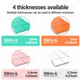 thumbnail image 2 of 100-Pack Thermal Conductive Silicone Pads, M.2 SSD NVMe NGFF Thermal Pad for PC Laptop Heatsink/GPU/CPU/LED Graphics Card 100-Pack, 2 of 5
