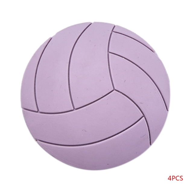 Maoww 4 Pcs Coussinet Mural Antichoc Anti-Collision Élimine le Bruit Coussin Poignée de Porte Pare-Chocs Protection Forme Volleyball