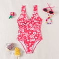 thumbnail image 1 of Teen Girl Swimsuit 1 Piece Ruffle Sleeveless Girl Bathing Suit 13-14 Years, 1 of 7