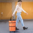 thumbnail image 5 of Chmadoxn Storage Trunks, Foldable Shopping Trolley Soft Fabric Shopping Trolley With Folding Wheels Strength Saving Reusable Shopping Bag For Shopping Or Travel Foldable Shopping Trolley, 5 of 5