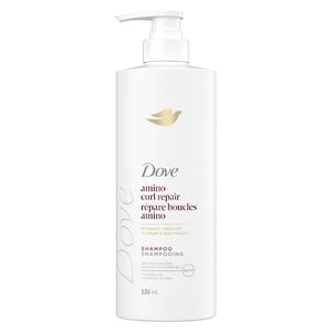 Dove Shampooing Amino Curl Réparation Bio-Protéine soin + Huile de jojoba, 530 ml