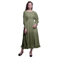 thumbnail image 1 of Bimba Robe Maxi à Volants Longue Bohème Renaissance en Coton à Smocks pour Femme - Medium, 1 of 5