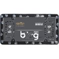thumbnail image 2 of Cruiser Accessories 18630 Paws Bling License Plate Frame - Black/Chrome, 2 of 3