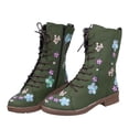 thumbnail image 3 of Kcodviy Bottes Longues pour Femmes sur Bottes Femmes Talon Plat Chaussures Talons Décontractés pour Femmes Bottes en Cuir pour Femmes Antidérapantes Bottes pour Femmes, 3 of 3
