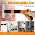 thumbnail image 2 of Mini Nailer Tool Manual Nail Machine Fastening Tools Air Nailer Machine Adjustable Cement Wall Nailer for Woodworking, 2 of 6