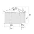 thumbnail image 4 of Abri de jardin à toit rigide Hometrends, 3 m x 3 m, 4 of 8