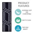 thumbnail image 2 of Plaza Collection Contemporary, Cozy, Vibrant and Soft Stair Tread Mats & Rugs, 9'' x 28'', 2 of 5