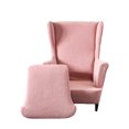 thumbnail image 1 of Transemion Refresh Look Of Wingback Chair Stylish And Practical Covers Made With Polyester Wing Chair Cover pink, 1 of 6