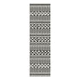 thumbnail image 1 of Mainstays Indoor Modern Tribal Geometric Machine-Tufted Black and White Runner Rug, 2' x 7', Machine Washable, Non-Skid Backing, 1 of 5