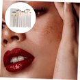 thumbnail image 4 of FONDOTIN 1Set White Nylon Mascara Brush Set with Wood Handle for Professional Makeup and Eyebrow Combing, 4 of 8