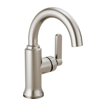 Delta 15769LF-SP Robinet de Lavabo Alux à une Poignée de 4 Po - Nickel Brossé