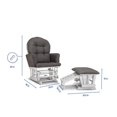 thumbnail image 2 of Graco Parker Semi-Upholstered Glider & Nursing Ottoman, 2 of 3