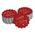 thumbnail image 1 of Inkdotpot 100 Pack Real Gold Foil Paper Tags Happy Holiday Favor Hang Tags, 1 of 6