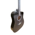 thumbnail image 4 of Brand New Black Beginner Acoustic Guitar 41 inch full size with Bag, 5 picks,  Basic chord scale, 4 of 9