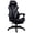 Noir, variante sur Vinsetto Chaise de Travail Pivotante en Maille pour Bureau, Fauteuil Inclinable avec Soutien Lombaire, Rouge