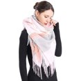 thumbnail image 2 of Foulard Couverture pour Femmes Grand Carré à Carreaux Tartan à Carreaux Pashmina Châles Étoles (105-50), 2 of 6