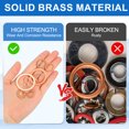 thumbnail image 4 of 38 Pcs Rondelle Plate, 6mm ID, 10mm OD, 1mm d'Épaisseur pour Boulons Vis Machines, 4 of 6