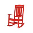 thumbnail image 2 of POLYWOOD R100SR Chaise Berçante Présidentielle, Rouge Coucher de Soleil, 2 of 4