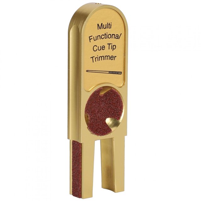 Billard billard Cue Tip Coupe Billard Billard Cue Shaper Billard Cue Billard Brunisher Billard Outil de Réparation Billard Fournit Alliage d'Aluminium Multifonction Or Forme de U