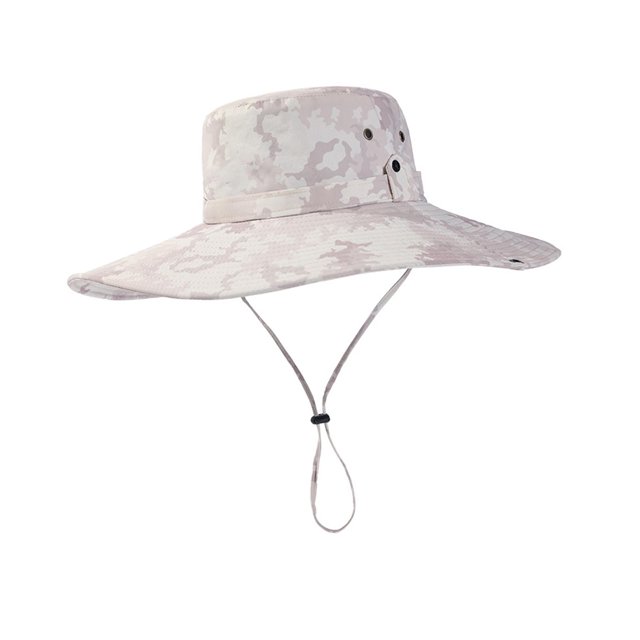 Chapeau Seau à Large Bord en Polyester Visière de Pêcheur pour Usage Extérieur Style A Jaune