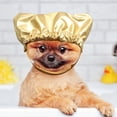 thumbnail image 3 of Pet Hats for Adjustable Shower Cap Strap with Fixed Ear Openings - Convenient Bath Accessory for Dogs Cats and, 3 of 3