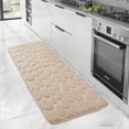 thumbnail image 3 of 1pc Bath Rug Embossed Bathroom Mat Water Absorbent and Washable Bath Rugs-Non-Slip-Thick-Soft and Comfortable Carpet for Show, 3 of 3