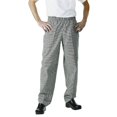 thumbnail image 1 of Chef Works Men's Essential Baggy Chef Pants, Small Check, 8X-Large, 1 of 4