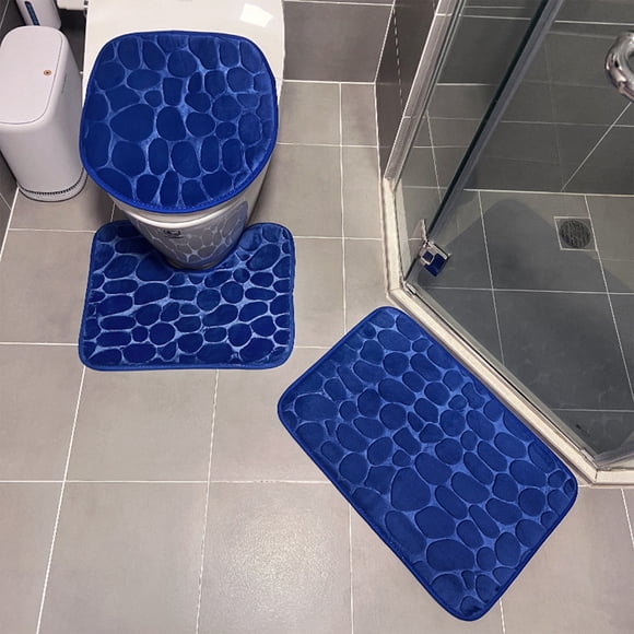 Back To School!Thick Bathroom Rugs Mat,Bath Mats for Bathroom Non Slip,3-piece Bathroom Carpet Super Soft Non Slip Bathtub Carpet and Absorbent Bath Mat Bathroom Carpet Plush Bath Mat for Bathroom