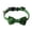 Green, variant on Irish Festival Cat Collar with Bow & Bells Adjustable Pet Accessory for Holiday Celebrations & Festive Pet Fashion