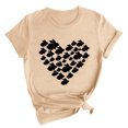 thumbnail image 2 of RKSTN Hauts pour Femmes Décontracté Été Ample Grande Taille Imprimé Graphique Lapin de Pâques Blouse Mode Col Rond Manches Courtes T-shirt, 2 of 4