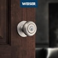 thumbnail image 2 of Troy Matte Front Door Knob with Lock and Key Exterior/Interior Door Handles with Lock Keyed Entry Door Knobs for Front Door Bedroom Bathroom & Office Traditional Home Décor, 2 of 9