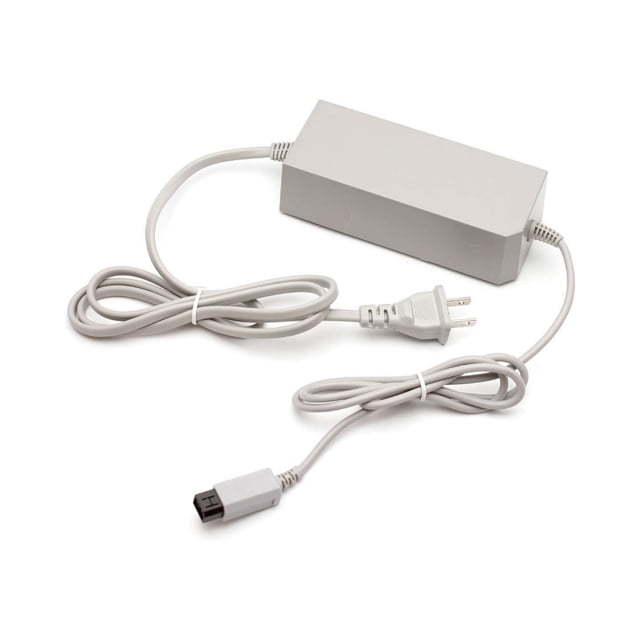 WII Adaptateur d'Alimentation pour console de Jeu WII AC adapter power pour WII, Conçu en Matériau ABS Gris avec une Forme Rectangulaire Compacte. Comprend un Câble de 7 Pieds, type Prise US, et une Entrée de Tension Universelle de 100V-240V avec une Sortie de 12V 3.7A. Convient comme Remplacement Ou Pièce de Rechange pour les Systèmes de console WII, et Sa Fonctionnalité d'Auto-tension durable Assure une performance Fiable. Peut Aussi Être Utilisé comme Adaptateur d'Alimentation pour les Appareils Électroniques Compatibles dans les Contextes Automobiles.