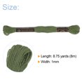 thumbnail image 2 of Unique Bargains Fil à Broder Vert Foncé, 8 m - 12 Écheveaux, 2 of 6