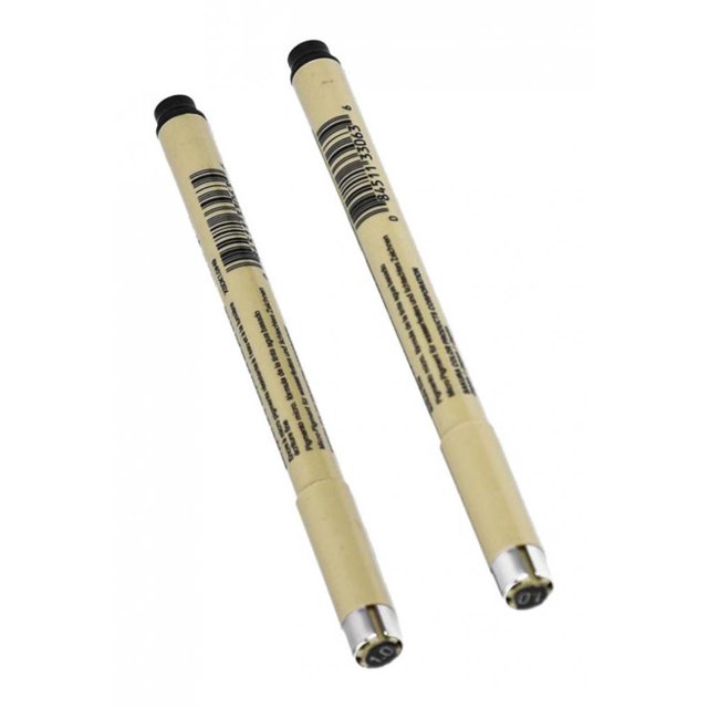 2 Pcs Pointes Micro Stylos Taille 1.0, Adaptées pour Dessin, Croquis