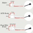 thumbnail image 2 of TRLREQ Brake Cable Coated Stainless Steel Mountain Road Bike Transmission, 2 of 4