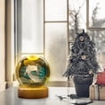 thumbnail image 4 of Patching and Wood Fillers Gifts 3 D Crystal Ball Night Light With Phantom Color LED Wooden Base, 2.35 Inch Diameter Glass Ball Lamp, USB Phantom Breathing Light, Birthday Kids, 4 of 7