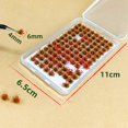 thumbnail image 2 of jifeng Artificial DIY Miniature Flower Cluster Grass Tufts Diorama Layout Scenery Model Red, 2 of 9