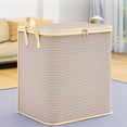thumbnail image 1 of PRETXORVE Heavy Duty Storage with Reinforced Handles Extra Large Storage for Tote Thickened Double Zipper for Space Saving Travel, 1 of 9