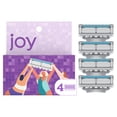 thumbnail image 1 of joy razor blade cartridge refill for women, 4 ct refills, 1 of 17